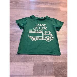 Monday's Child 12 month green St. Patricks day tee